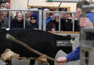 Iain on the right, watching Knocknagael Christie in the ring